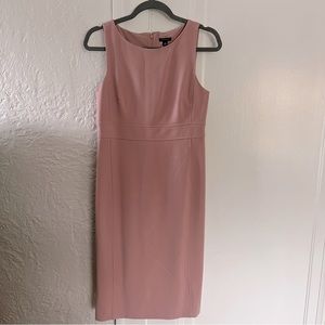 Ann Taylor Sheath Dress Rose Pink Color, Size 0